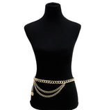 Gold Layered Waist Chain Belt