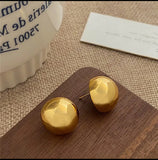 Ball Gold Earrings